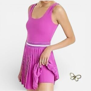 All in Motion Pleated Purple Tennis Mini Dress NWT Size Medium